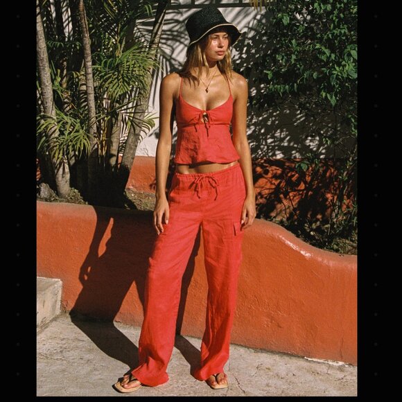 l*space Pants - L Space - Sundown Cargo Pant - Grapefruit